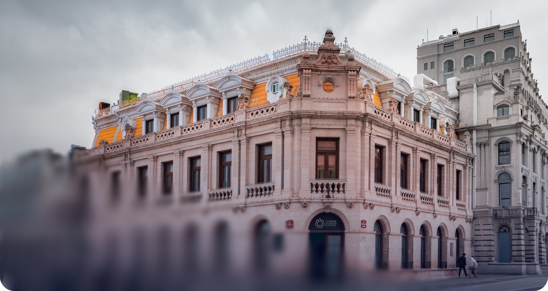 Fachada del Centro de Desarrollo Cultural en el centro histórico de Chihuahua